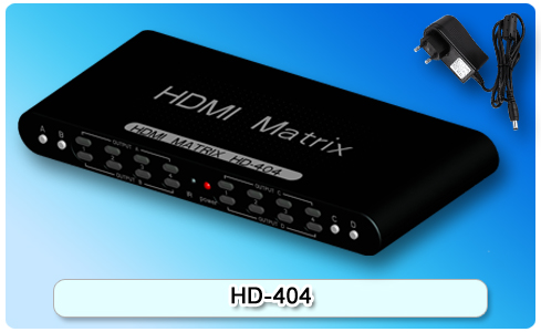 HDMI 四进四出矩阵开关HD-404信息