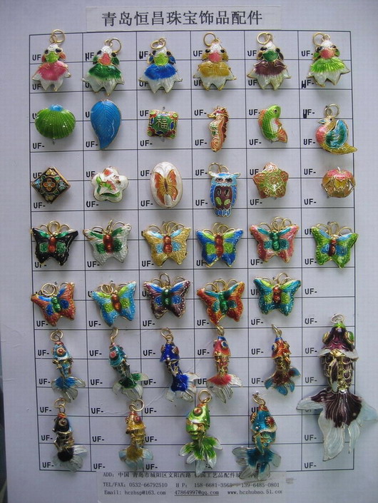 景泰蓝饰品珠鱼动物挂件信息