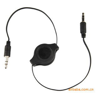 伸缩式aux线3.5mm车用音频线车载MP3连接线转换线耳机连接线信息