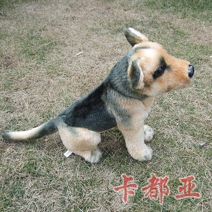 仿真动物 仿真毛绒玩具  仿真德国牧羊犬玩具狗狗 59元信息