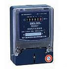 正品德力西电度表DDS607-5/20A单相电子式电能表,电表信息