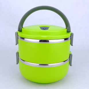 华美饭盒不锈钢三层保温便当盒防溢密封午餐盒保鲜盒信息