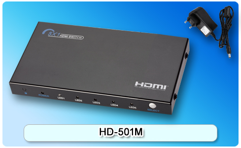 HDMI 五切换开关HD-501M信息