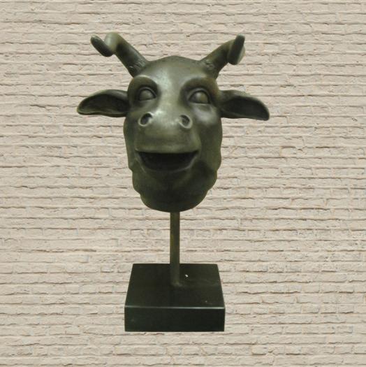 最新产品十二生肖牛铸铜雕塑工艺品厂家信息