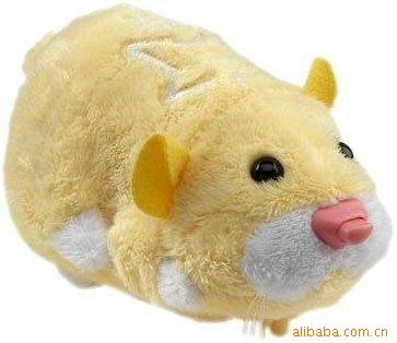 欧美畅销礼品电动仓鼠造型可爱生动活波信息