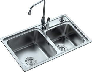 厂家大量加深加厚小R8143水槽，不锈钢双槽，小角厨房洗菜盆信息