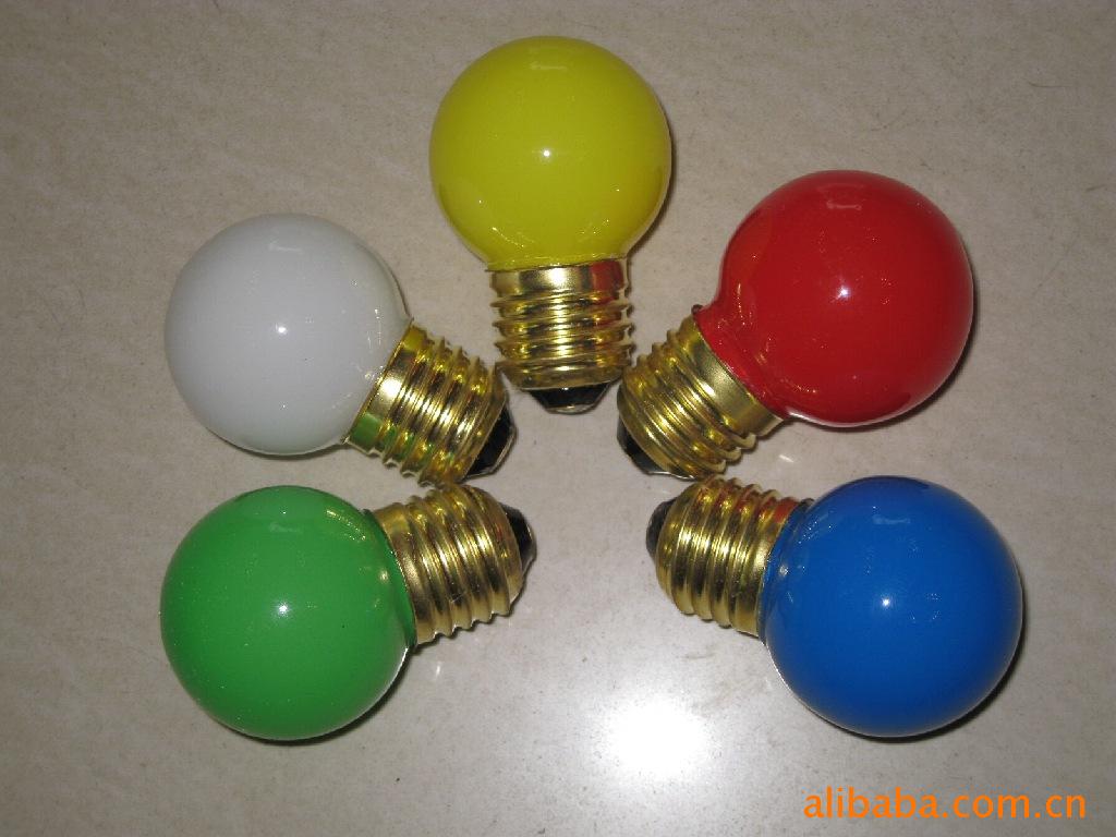 LED，彩色G45，球泡，装饰灯，跑马灯信息