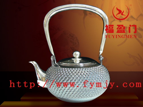 日式银壶:纯银宫钉烧水壶（小号，造旧）信息