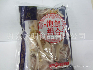 辽宁丹东海鲜食品冷冻海鲜组合海鲜配菜500g/袋国内销售信息
