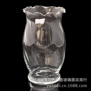 1017罗纹玻璃花瓶鱼缸透明大号现代时尚2013新款玻璃水培信息