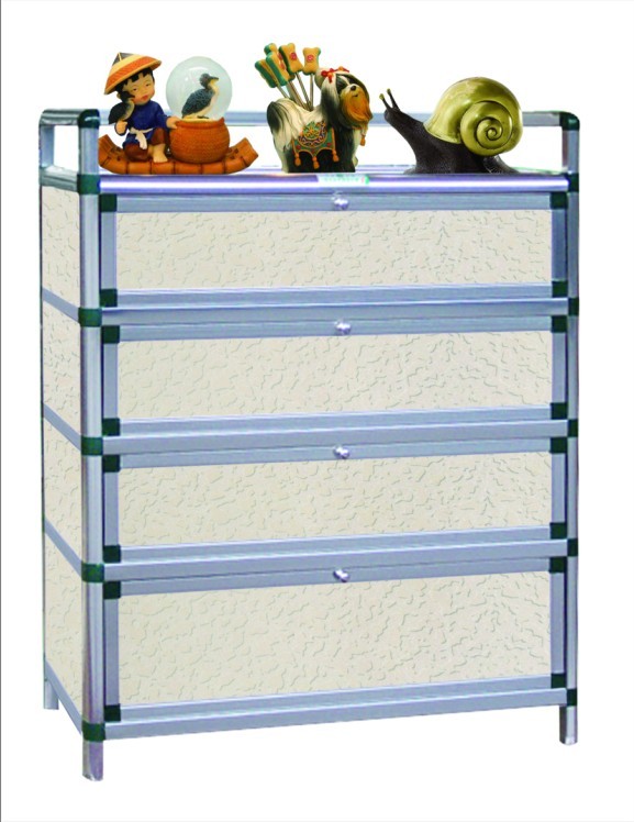 供应四层门铝合金鞋柜信息