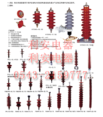 避雷器 绝缘子信息