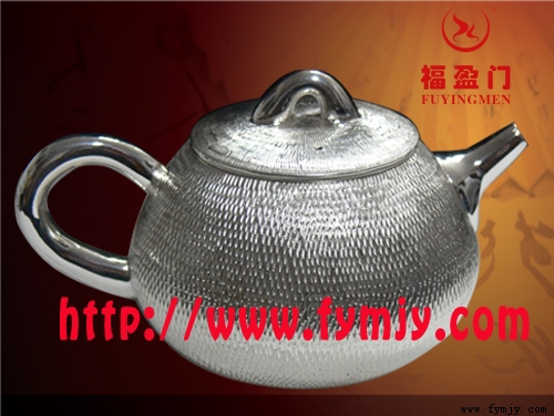 石瓢（菱形纹）纯银小茶壶信息