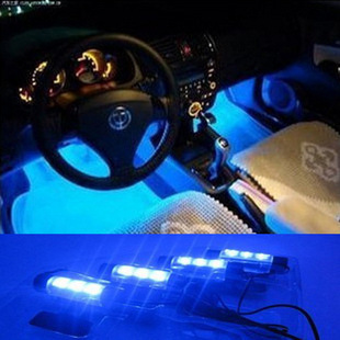车内气氛灯汽车氛围灯脚底灯车内蓝光装饰灯780装饰灯信息