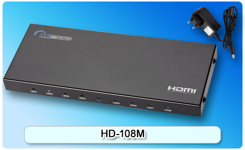 HDMI 八分配器HD-108M信息