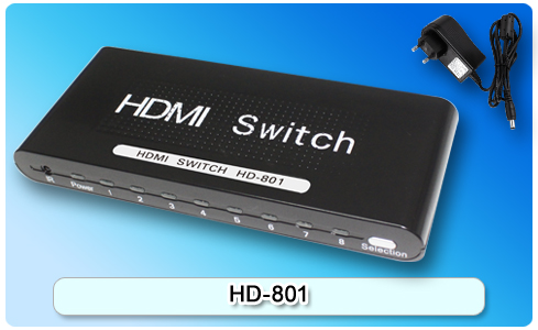 HDMI八切换开关HD-801信息