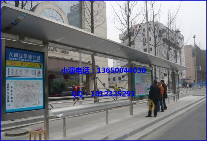 肇庆交通候车棚，公交车站候车亭，不锈钢候车亭工程信息