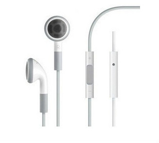 苹果手机耳机苹果线控耳机4S蓝版调音耳机4代苹果耳机厂批发信息