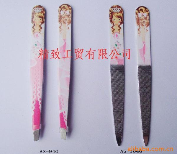 玻璃锉美女锉披覆锉指甲钳卡通眉钳美女眉夹信息