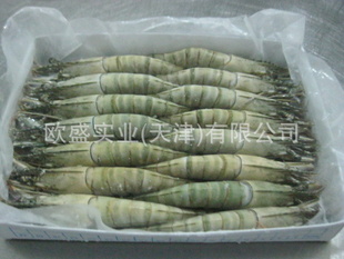 进口越南黑虎虾，14尾/500g/盒，规格齐全，大量批发信息