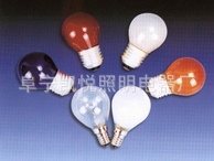 彩色灯泡照明灯泡加工定做厂家直销灯泡普通照明灯泡信息