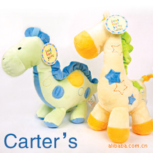 卡特carters超柔软恐龙长颈鹿拉铃八音盒婴儿玩具宝宝玩具信息