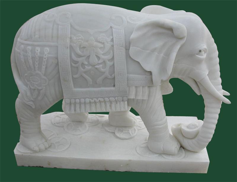 精品石雕象汉白玉石象，石雕大象，盛世有象信息