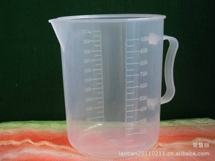 塑料烧杯PP量杯5000ml毫升加厚量筒量筒容量瓶5L量杯信息