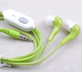批发诺基亚N95插头通用入耳式彩色粗线材带线控手机耳机厂家直销信息