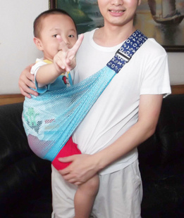 特价！夏款婴儿背带网状透气婴儿抱袋简易婴儿背带一字带信息