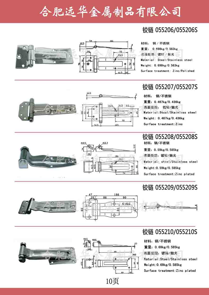 机械合页铰链，不锈钢合页信息