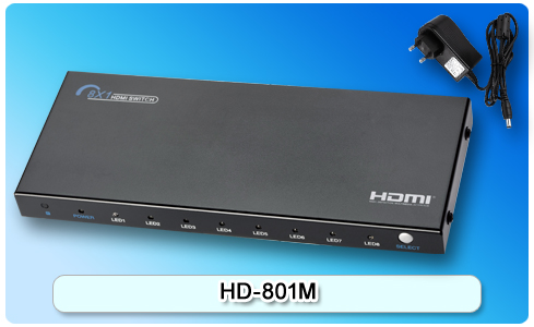 HDMI八切换开关HD-801M信息