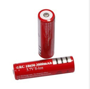 强光手电筒强光充电18650锂电池186503.7V电池33g信息