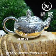 福歌韩式纯银小茶壶（浅敲击纹）信息