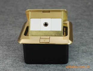 索尼地插座话筒地面插座全铜面地板插座（带底盒）信息