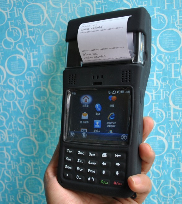 带无线打印功能扫描PDA手持终端信息