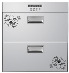 正品家用嵌入式消毒碗柜高低温消毒柜上下层不锈钢碗架可做OEM信息