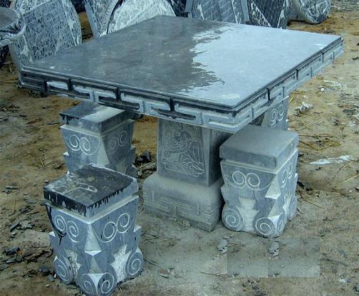 石桌，石凳，石雕佛手凳，石灯笼，石雕雪见等园林石雕信息