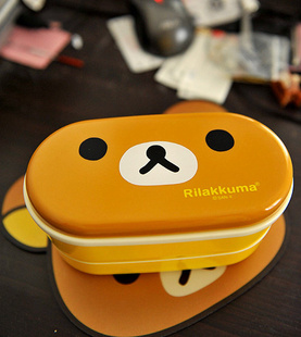 可爱可爱小熊双层日式日本保温饭盒便当盒餐盒塑料饭盒0.2kg信息
