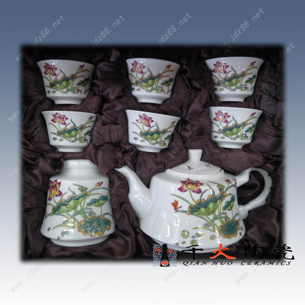 景德镇礼品陶瓷茶具   定做陶瓷茶具厂家信息