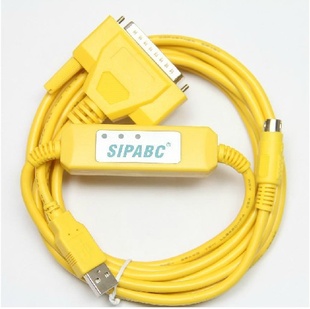 智能型带光电隔离，三菱PLC编程电缆USB-SC09+信息