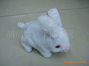 电动植绒兔子电动玩具塑胶玩具毛绒兔子儿童玩具信息
