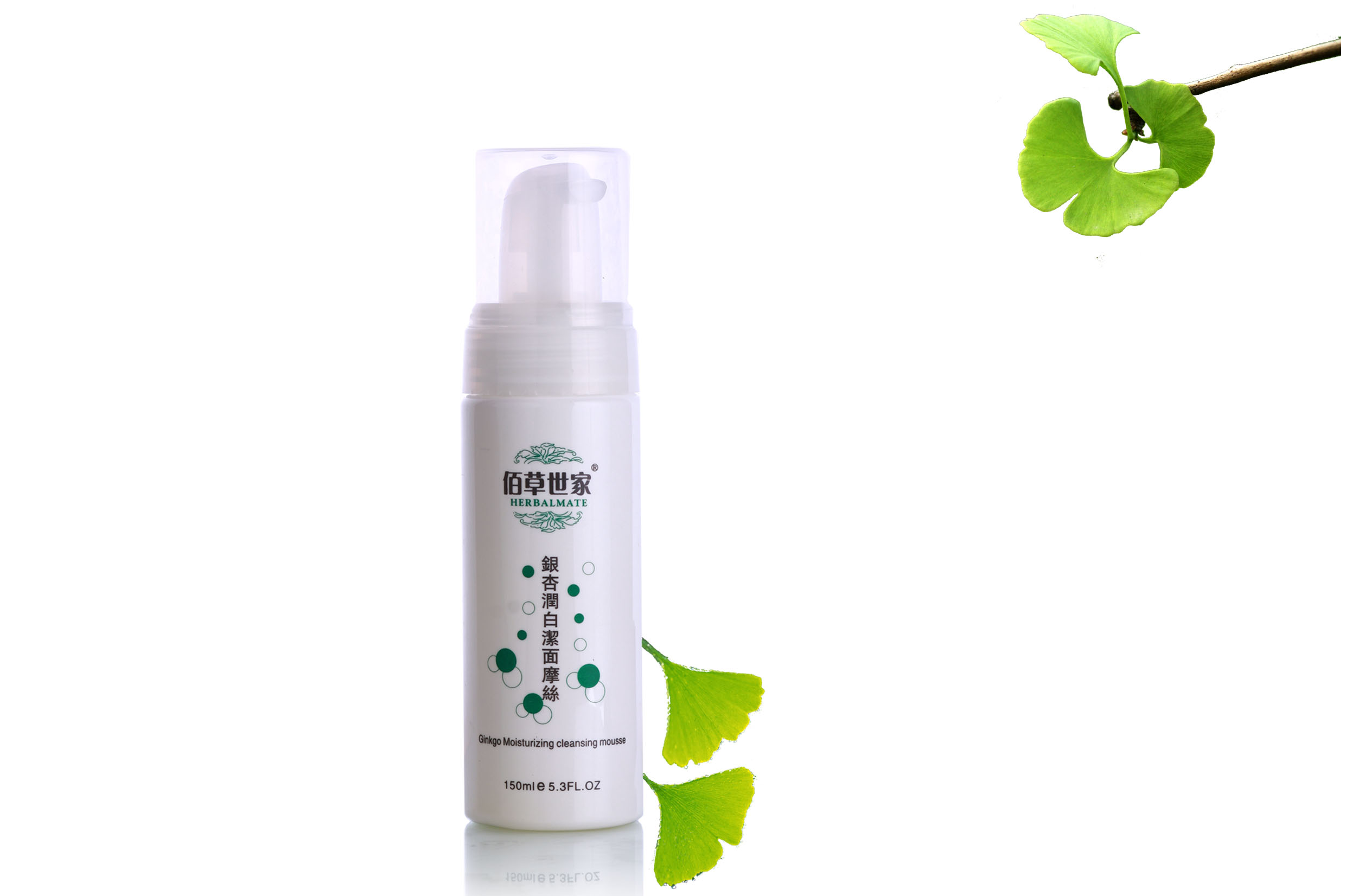 佰草世家-银杏润白洁面摩丝信息