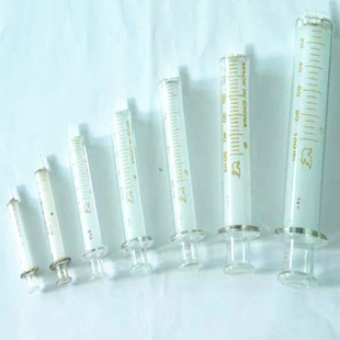 玻璃针筒点胶玻璃注射器注射筒灌肠器玻璃注射器1ML-50ML信息