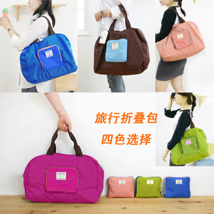 韩款户外旅行包多功能变换可折叠收纳包单肩包大容量旅行包包信息