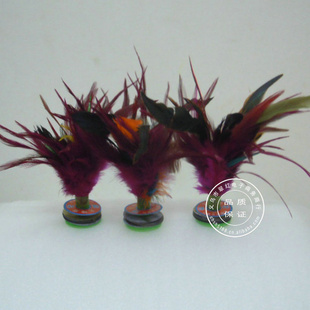 批发大神鹰花毽比赛毽球大花毽子鸡毛毽子信息