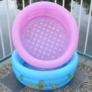 充气玩具加厚PVC三环充气儿童水池婴儿游泳池钓鱼海洋球池90CM信息