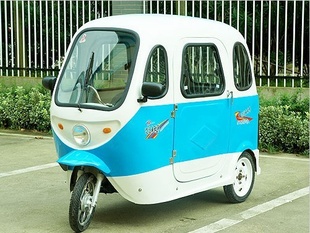 南昌迈途全封式最新款电动三轮车双开门休闲车信息