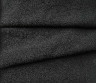 现货黑色144F超细摇粒绒绒布单刷单摇全涤单面可订做信息
