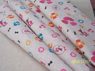 棉麻印花系列面料手工布艺信息